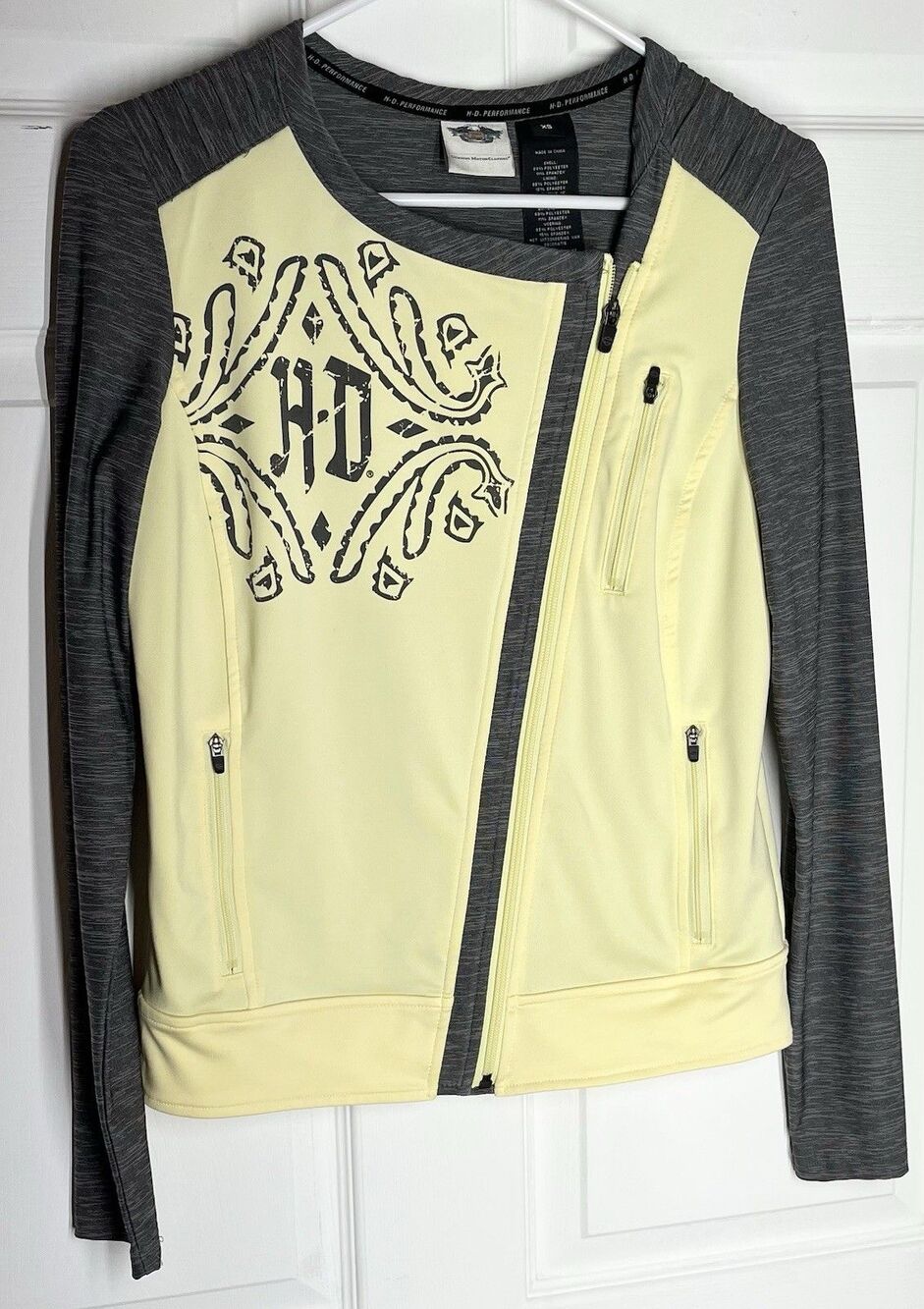 Harley-Davidson Performance Motorcycle L/S Full Zip Lightweight Jacket Women XS
